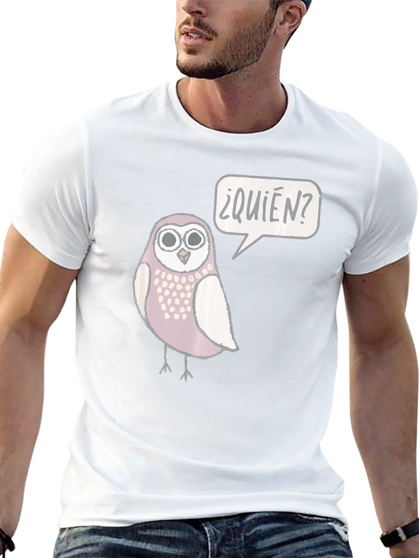 Funny Owl T-Shirt - Who?