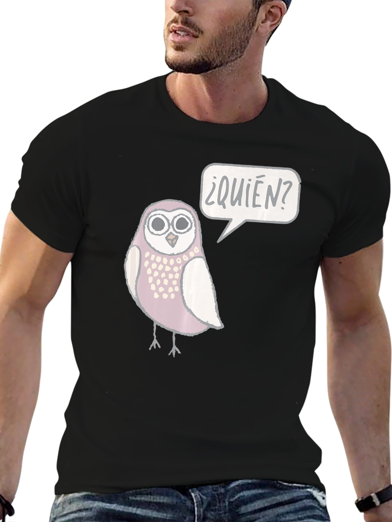Funny Owl T-Shirt - Who?