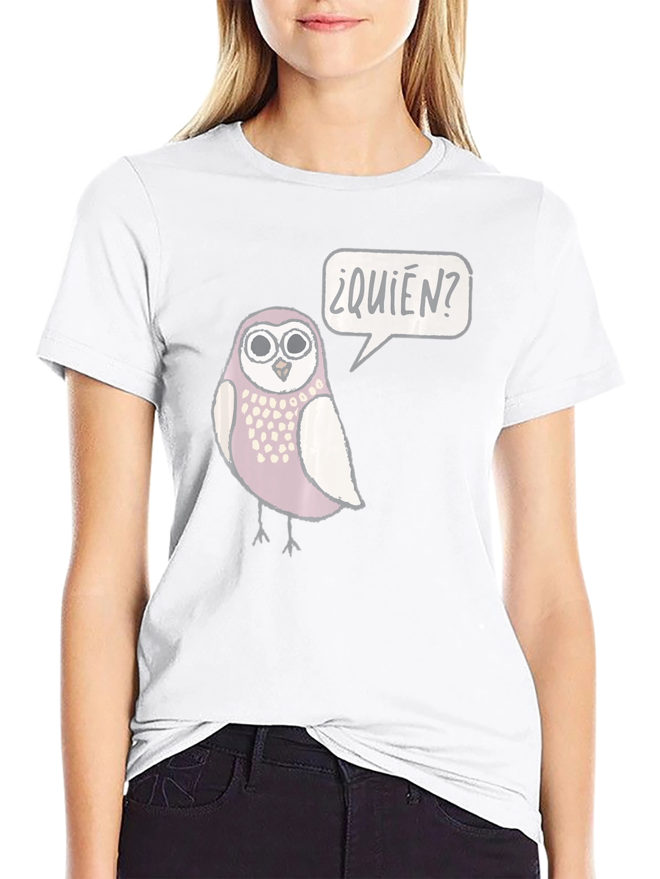 Funny Owl T-Shirt - Who?