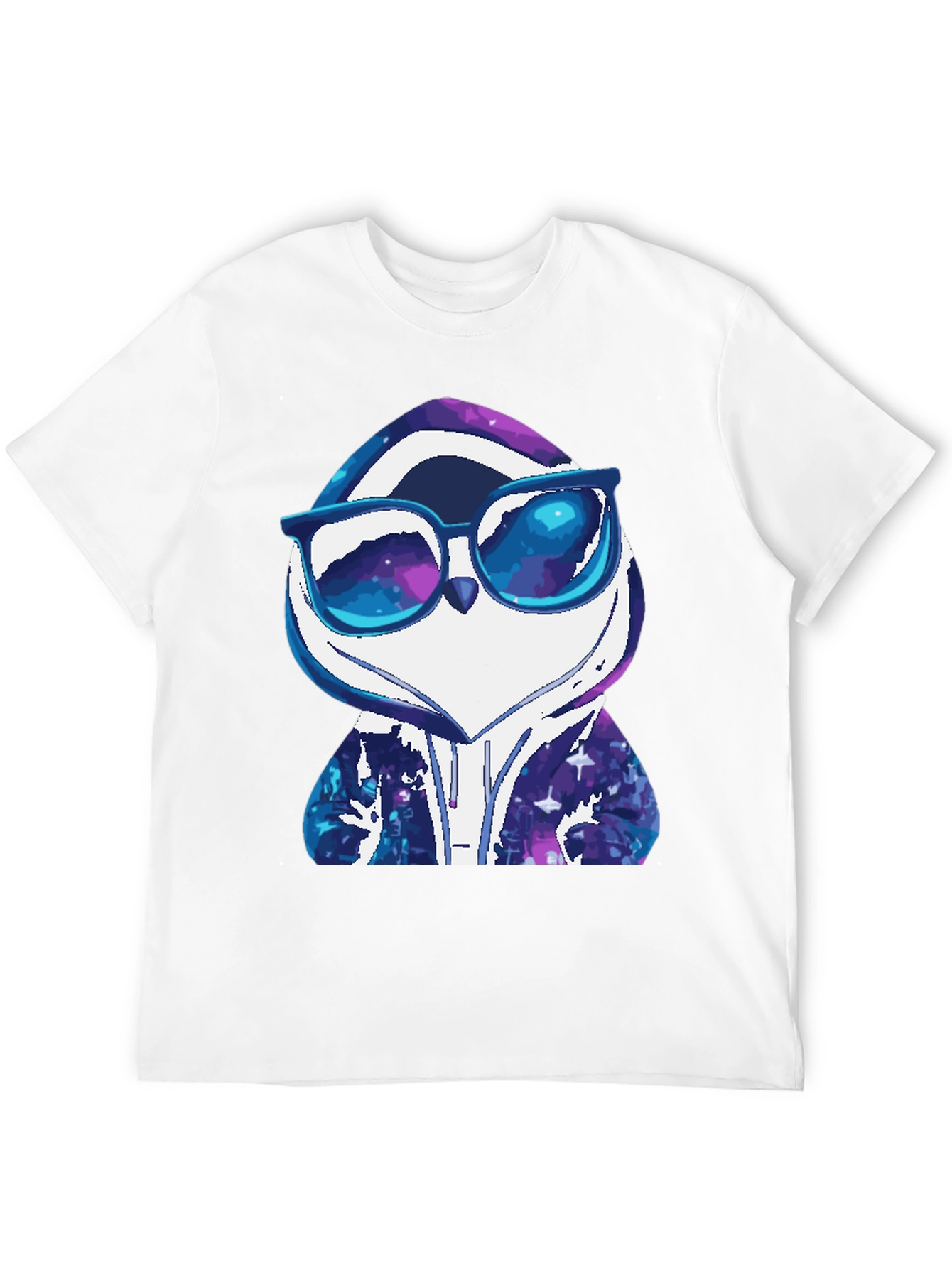 Cool Penguin Galaxy Hoodie T-Shirt