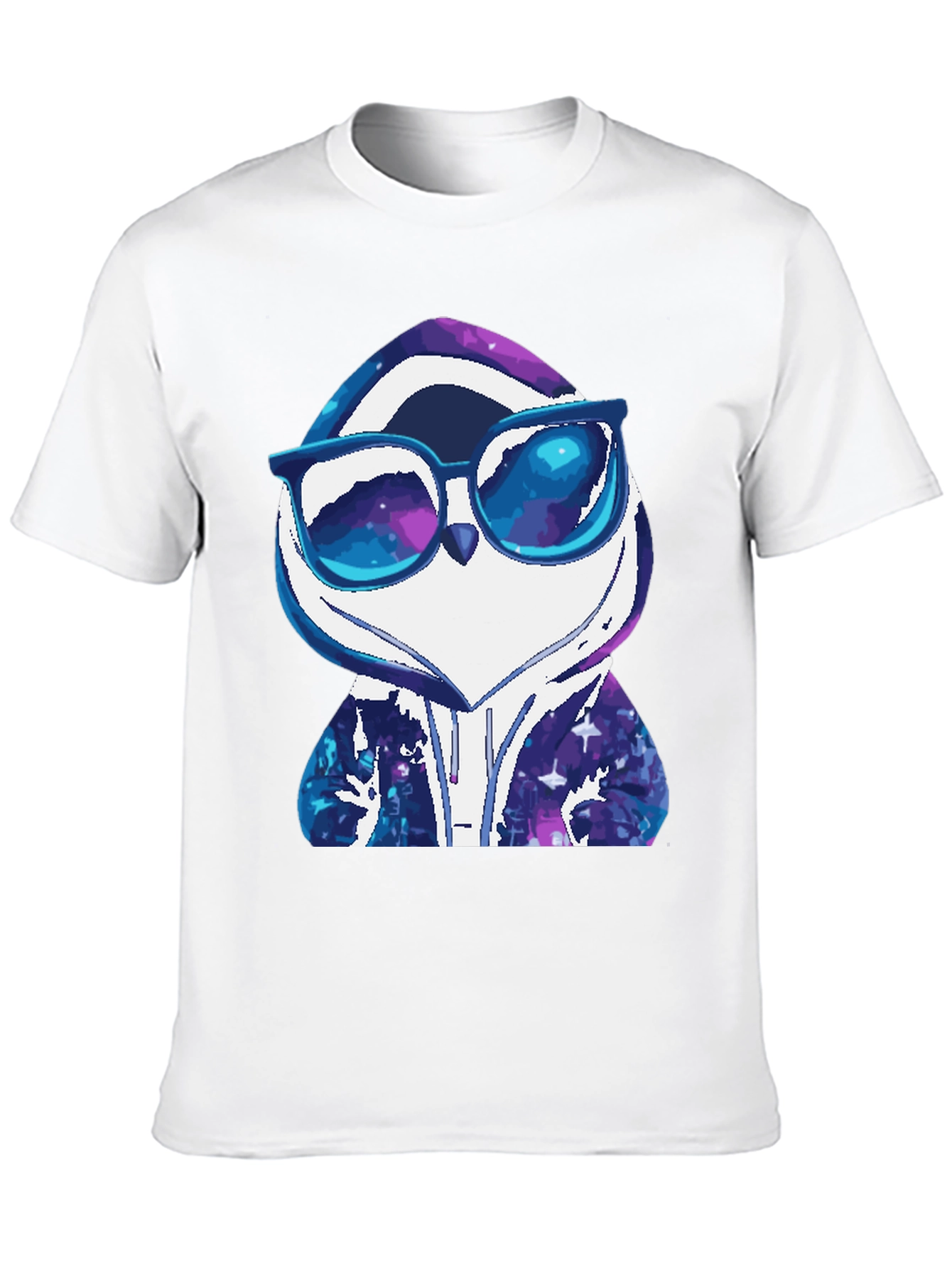 Cool Penguin Galaxy Hoodie T-Shirt