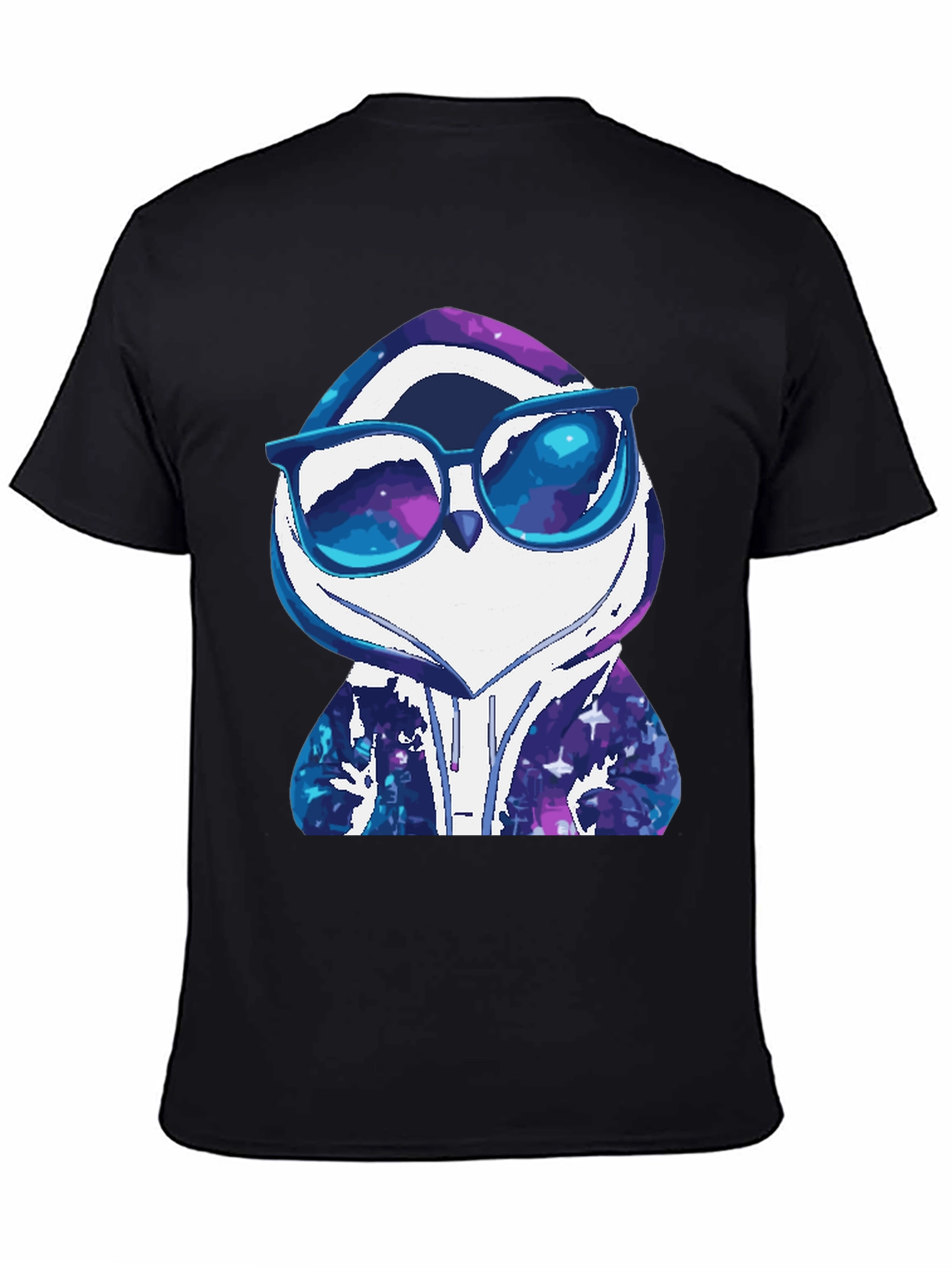 Cool Penguin Galaxy Hoodie T-Shirt