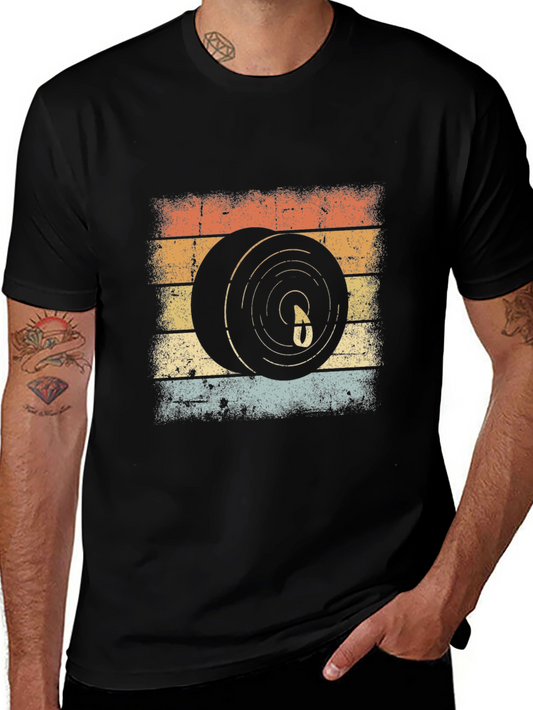 Vintage Retro Vinyl Record Graphic Tee
