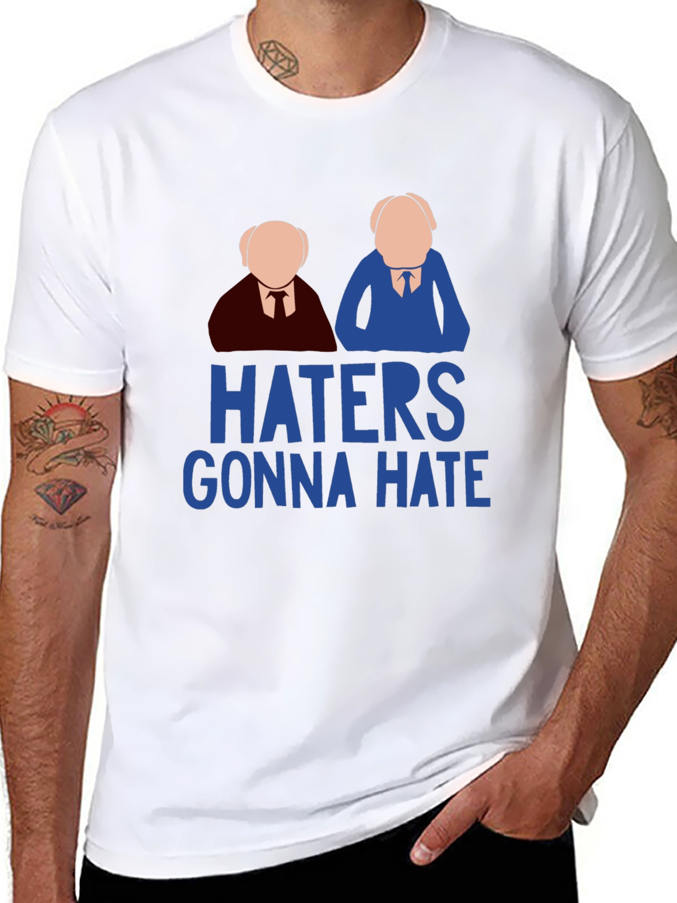 Haters Gonna Hate T-Shirt Funny Mens Graphic Tee