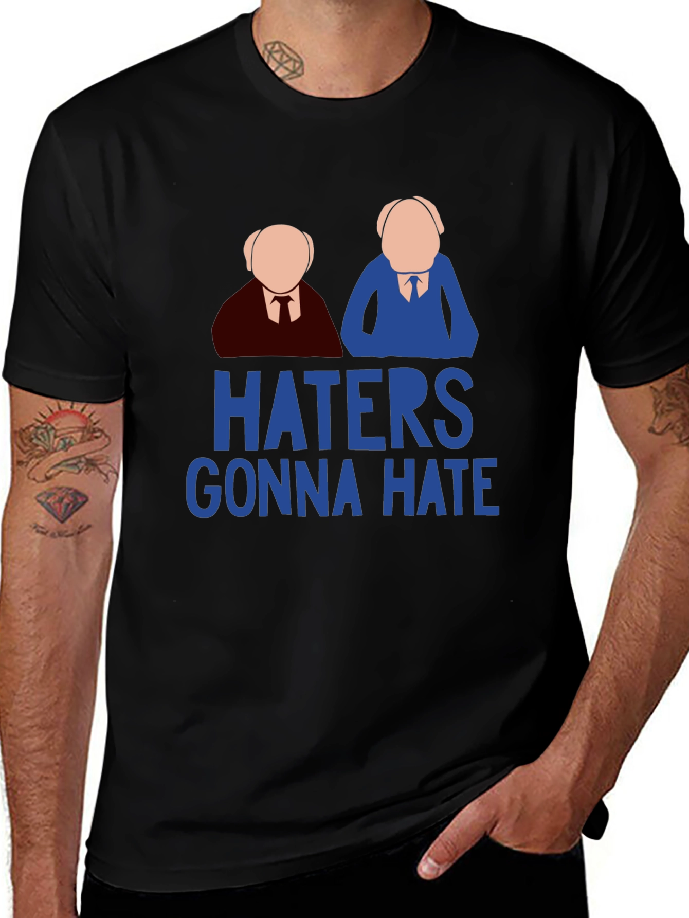 Haters Gonna Hate T-Shirt Funny Mens Graphic Tee