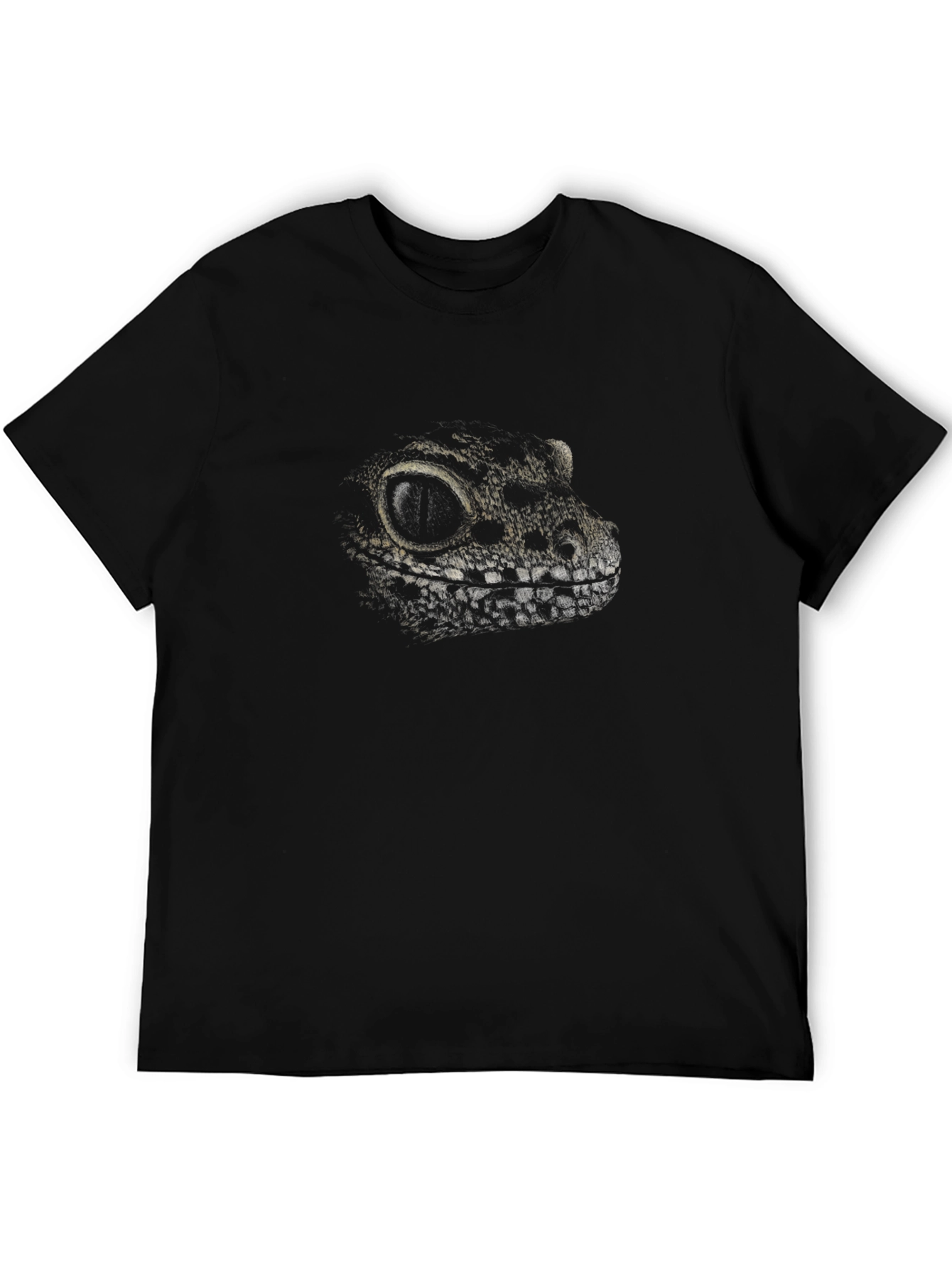 Reptile Head Graphic Black T-Shirt