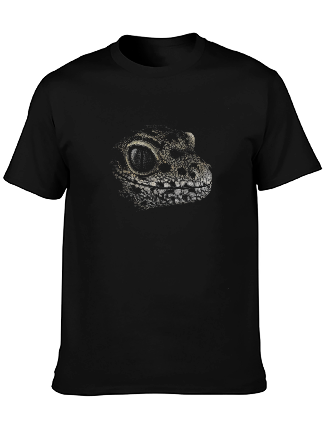 Reptile Head Graphic Black T-Shirt