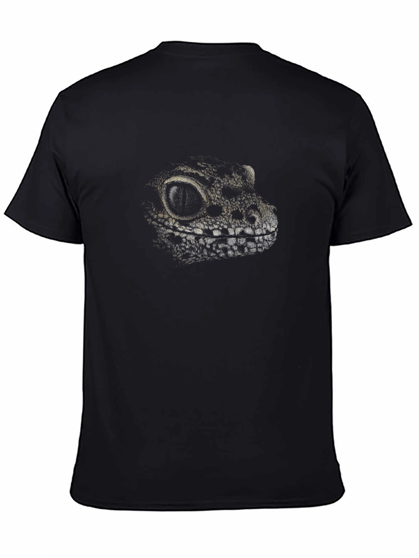 Reptile Head Graphic Black T-Shirt