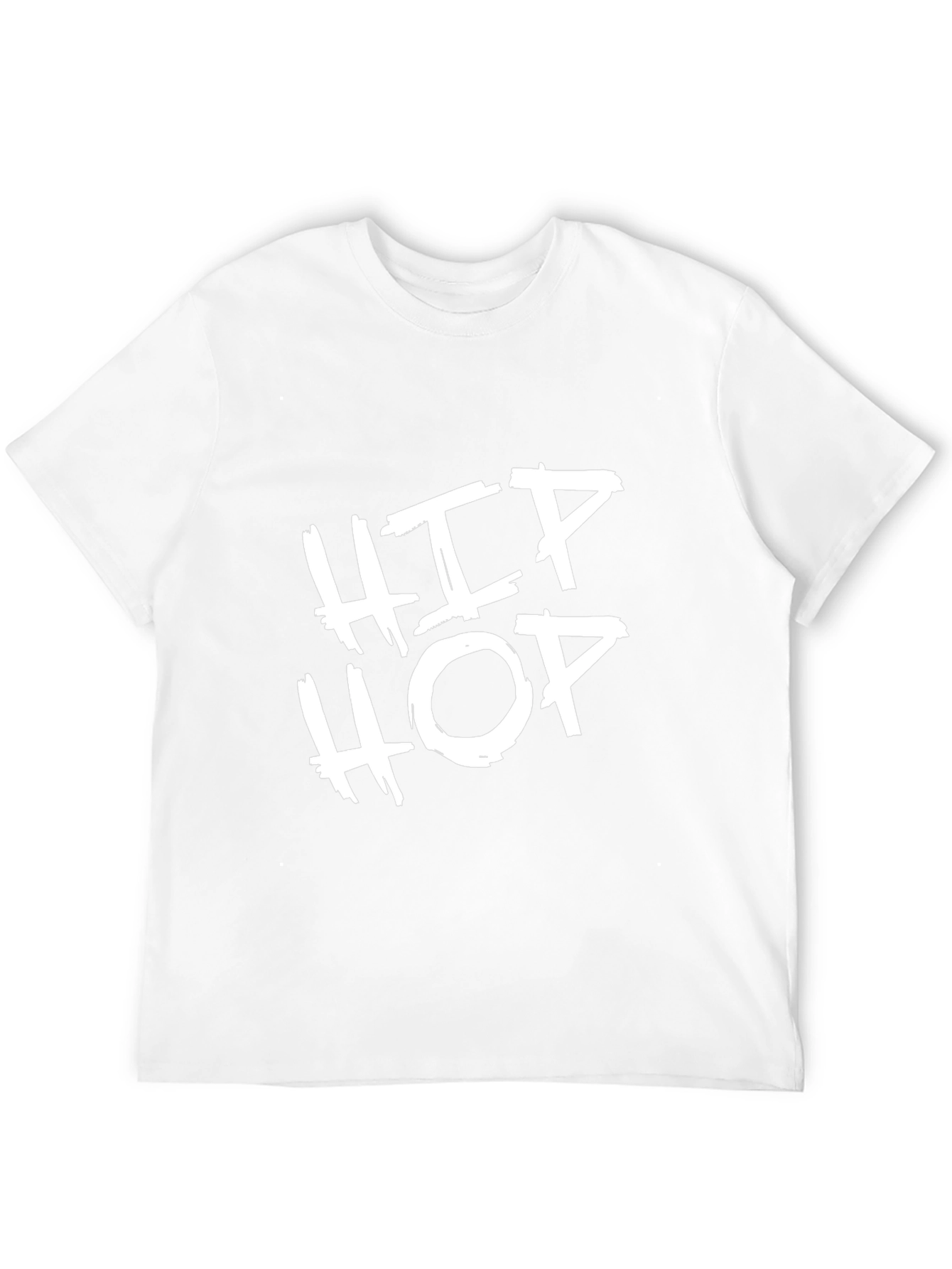 Hip Hop Graphic Tee - Stylish Black T-Shirt