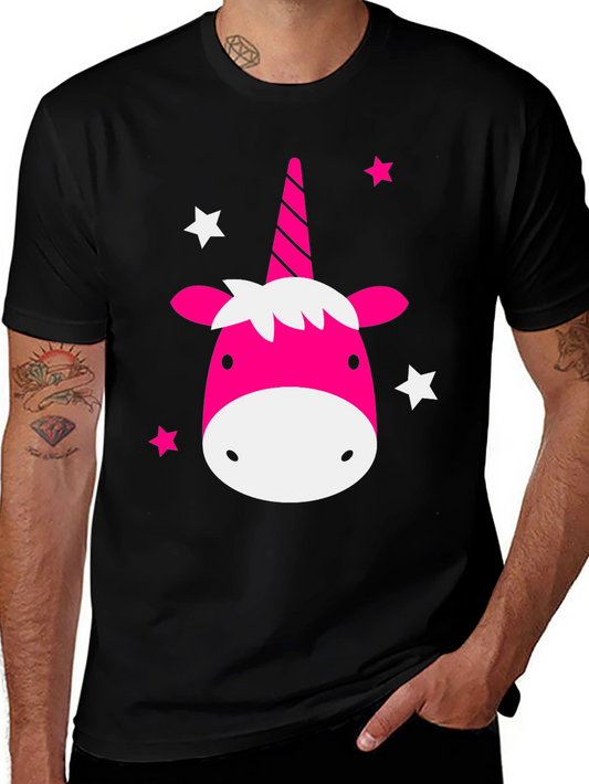 Unicorn Graphic Tee - Fun & Unique Black T-Shirt