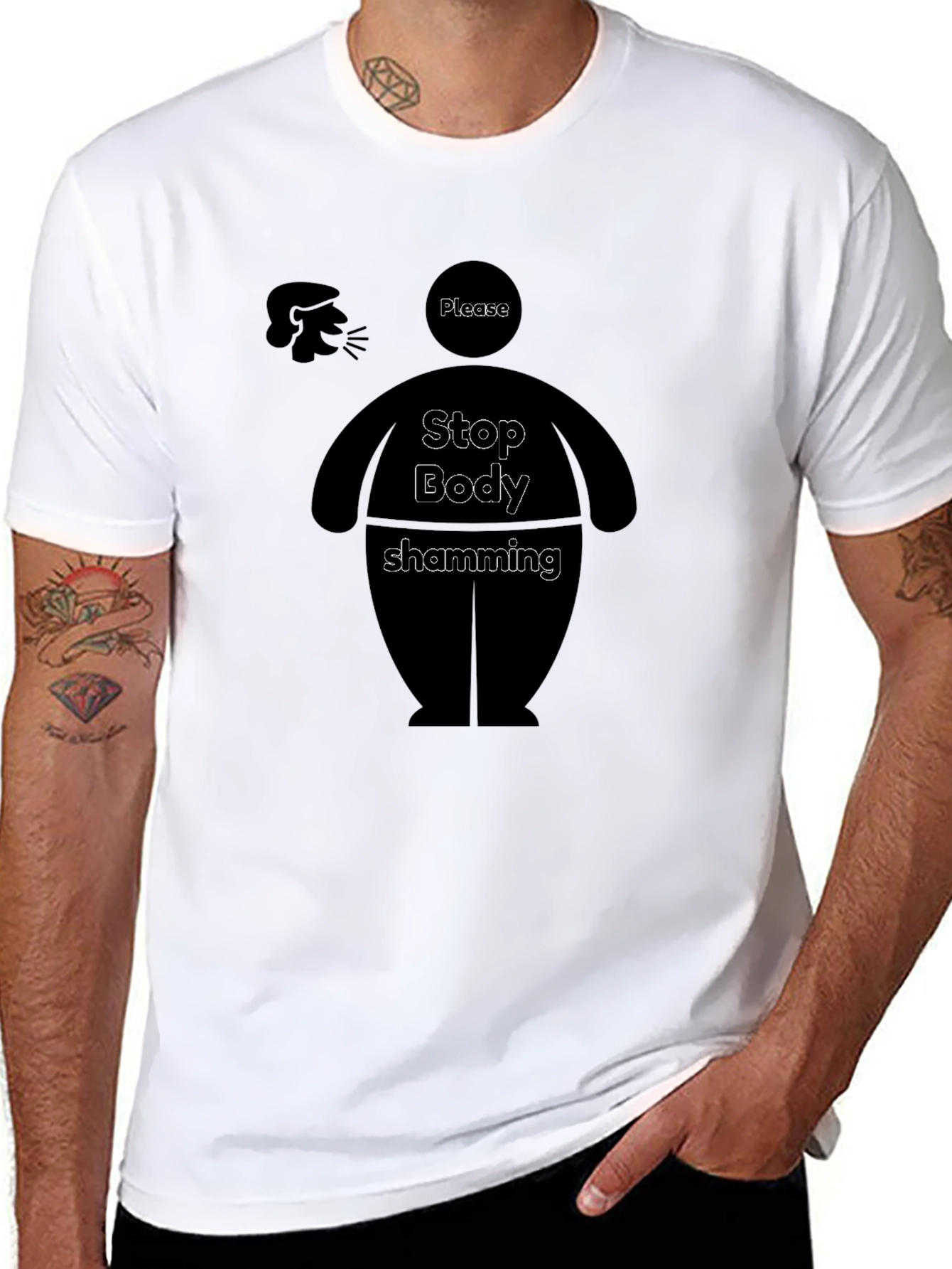 Stop Body Shaming Graphic T-Shirt - Unisex