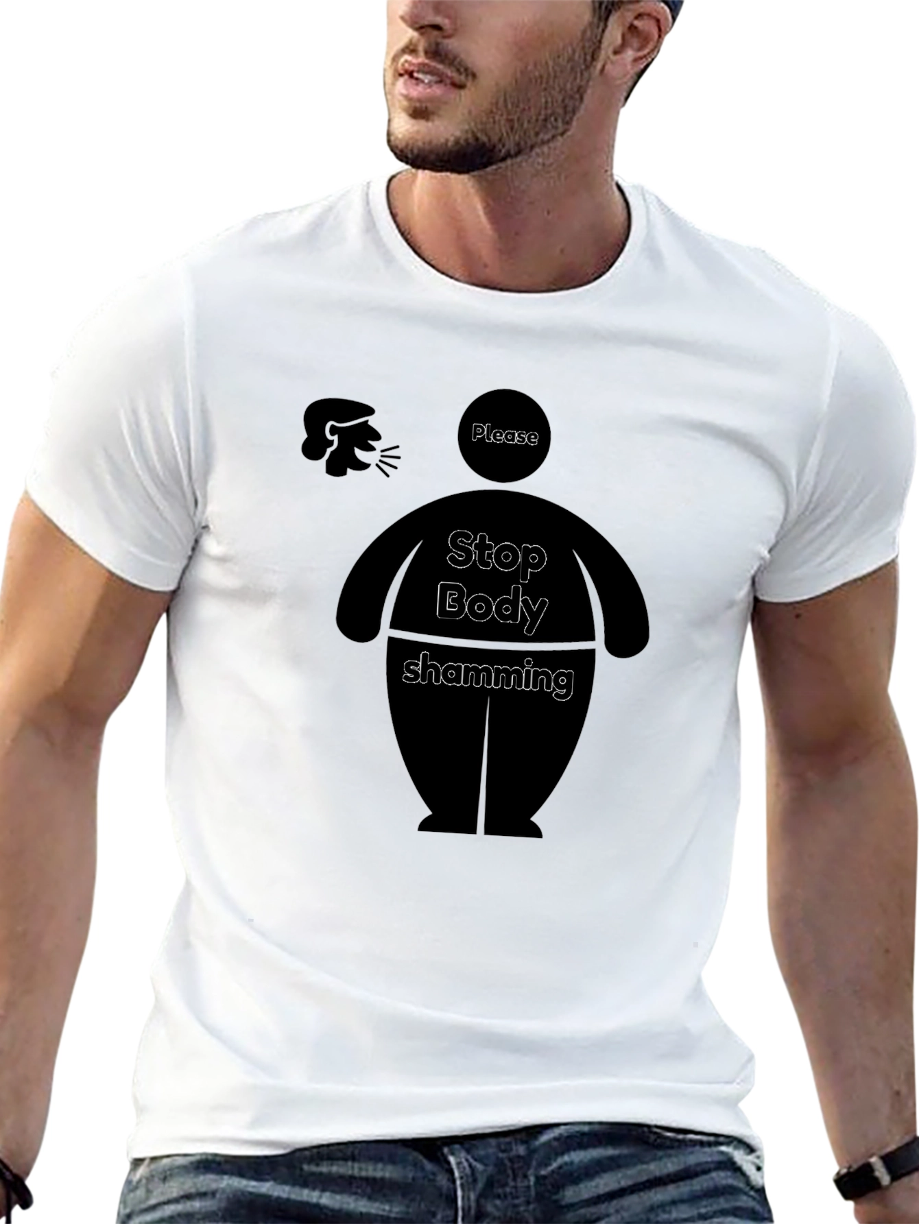 Stop Body Shaming Graphic T-Shirt - Unisex