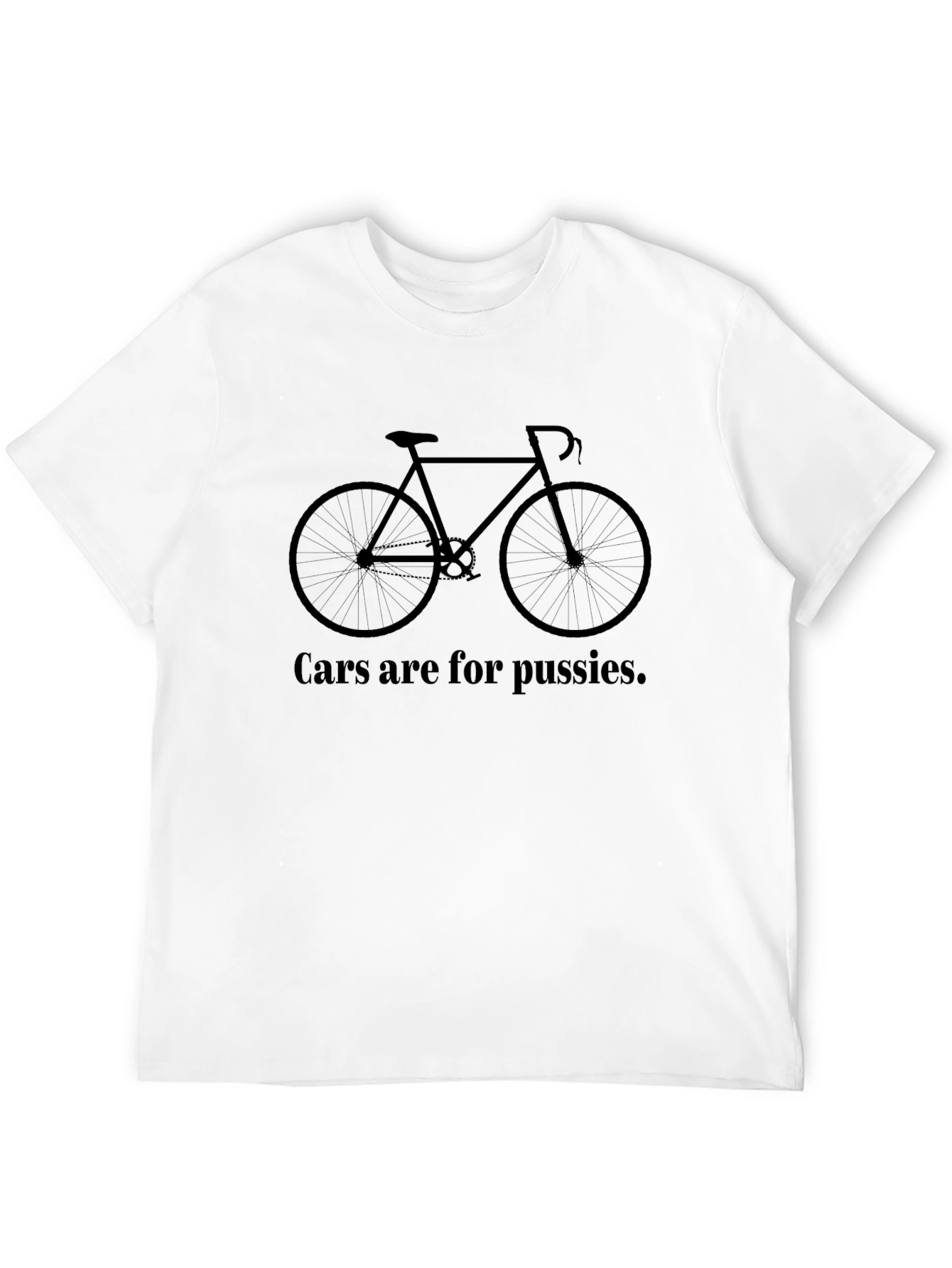 Cars are for Pussies Black T-Shirt