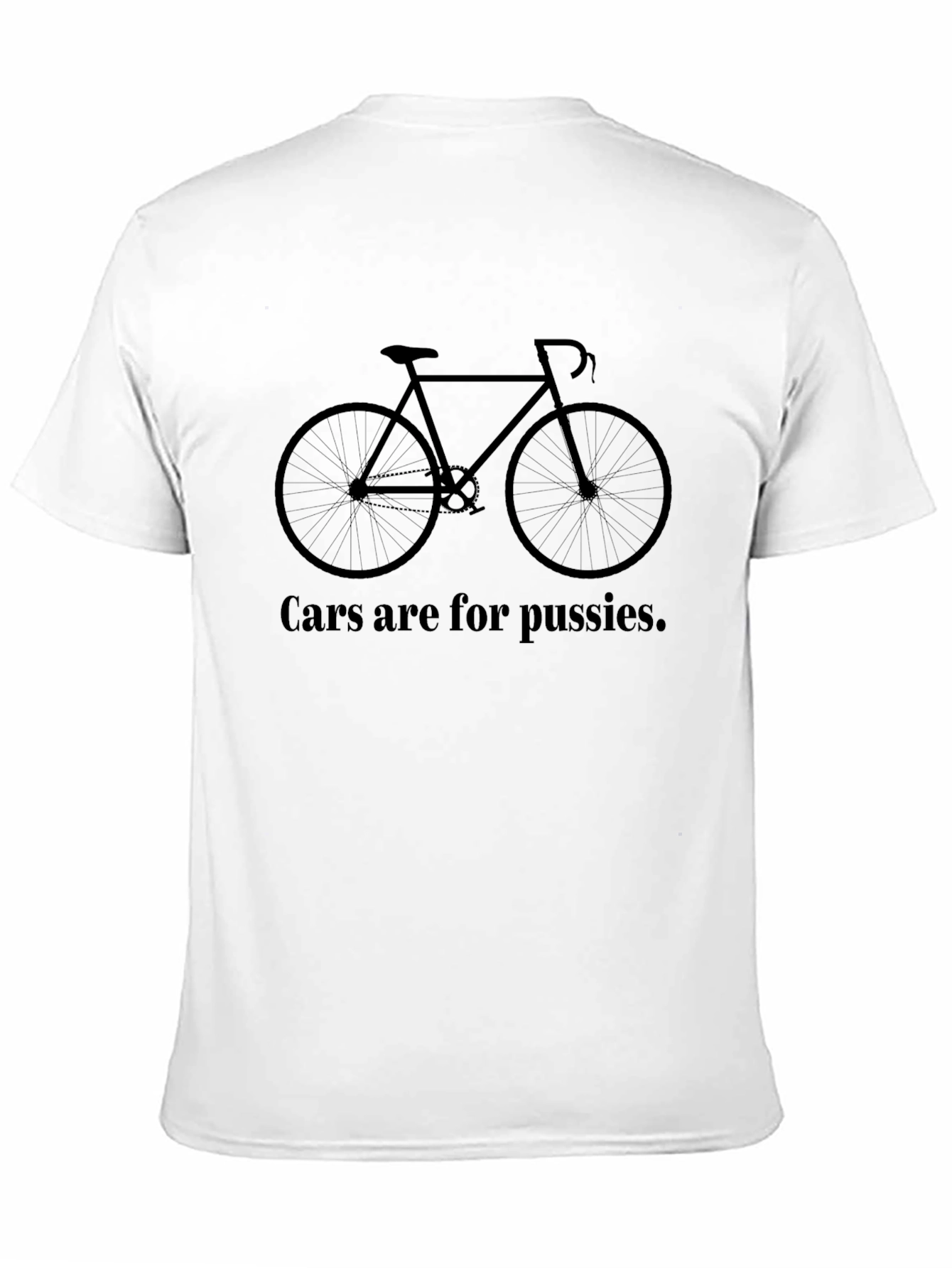 Cars are for Pussies Black T-Shirt
