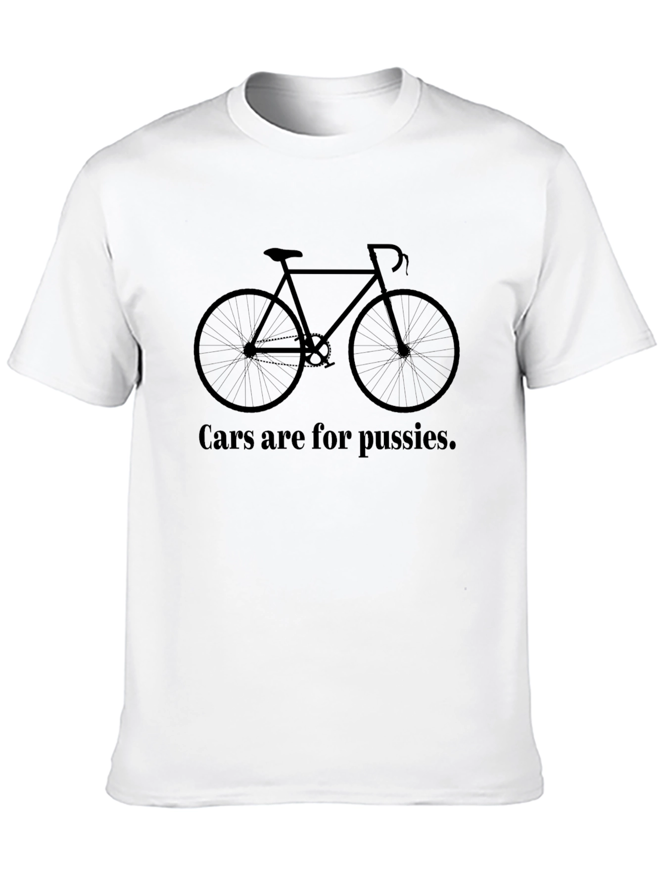 Cars are for Pussies Black T-Shirt