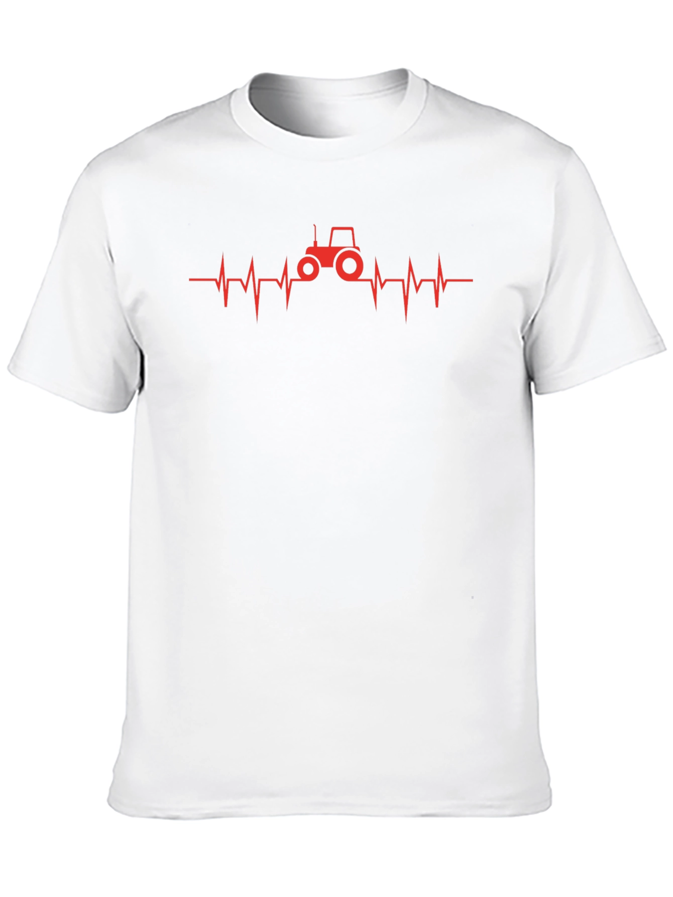 Tractor Heartbeat Graphic Tee - Black