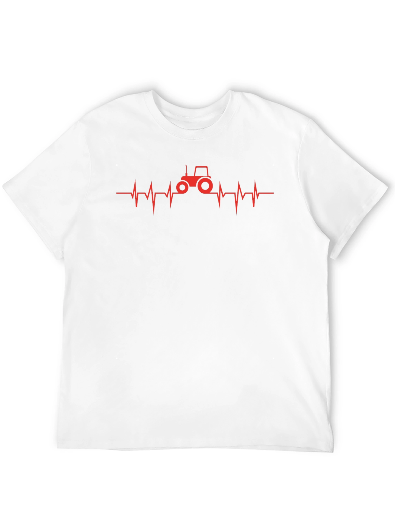 Tractor Heartbeat Graphic Tee - Black
