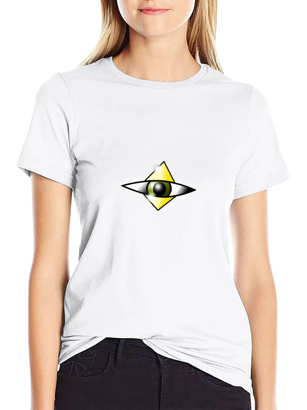 Eye Graphic Black T-Shirt