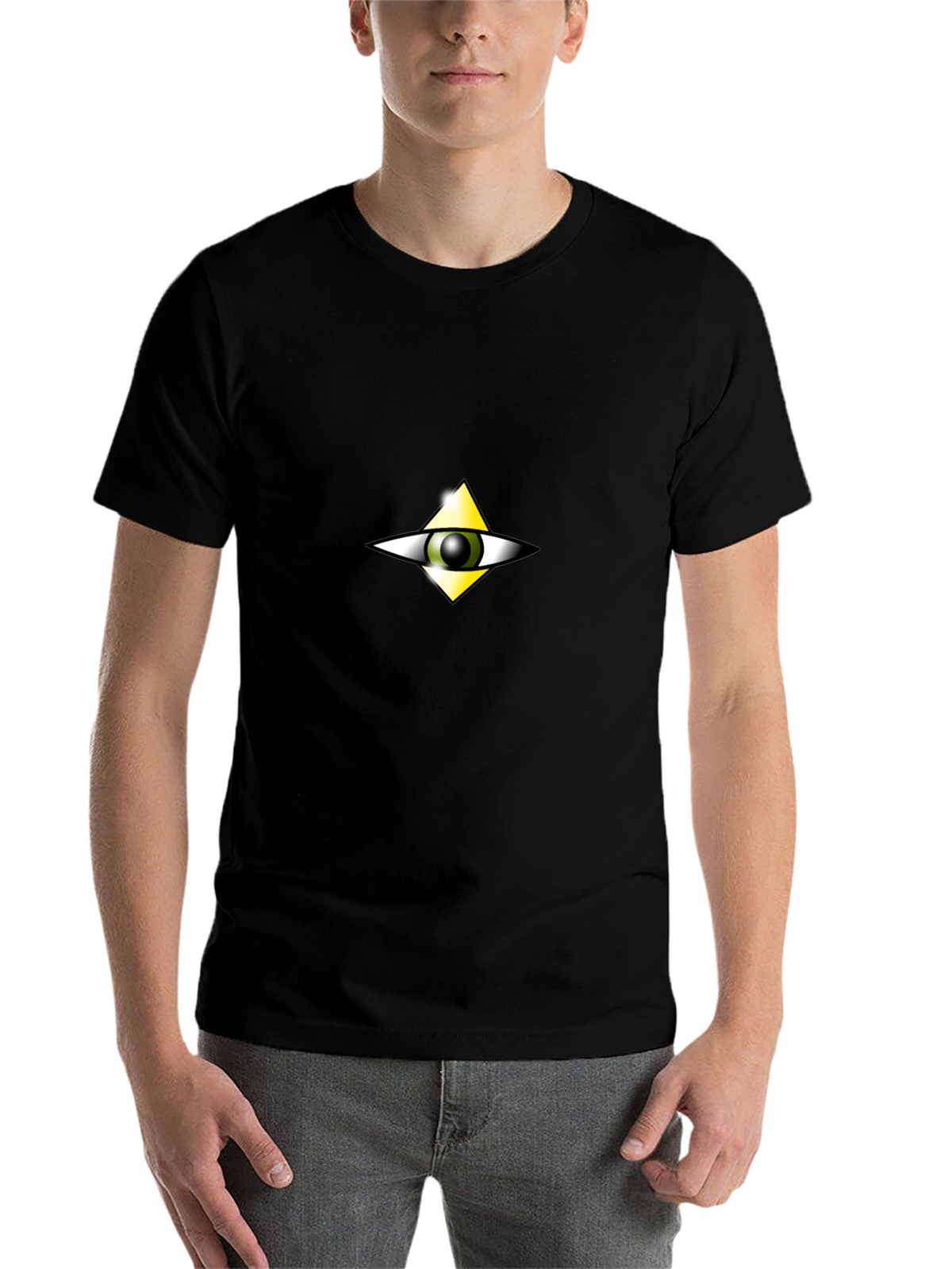 Eye Graphic Black T-Shirt