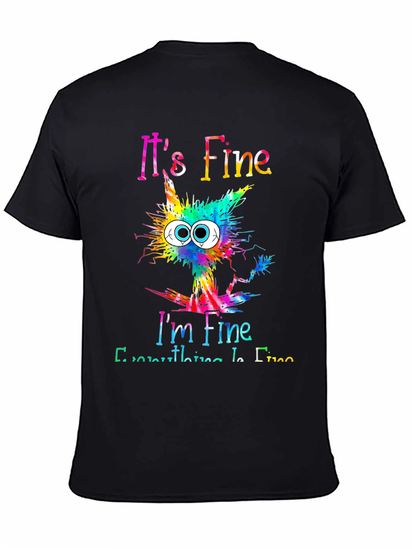 Its Fine Im Fine Cat Graphic Tee