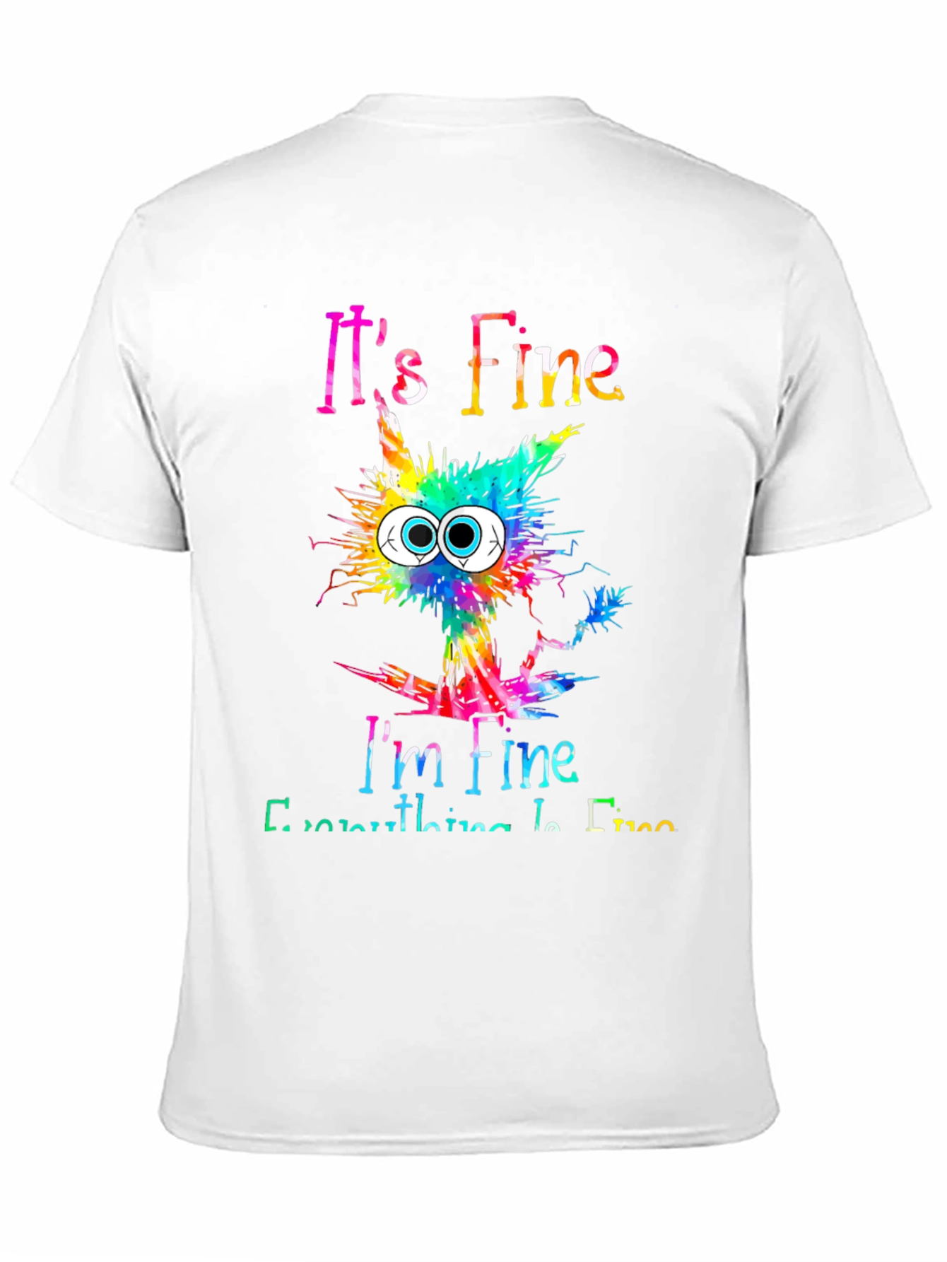 Its Fine Im Fine Cat Graphic Tee