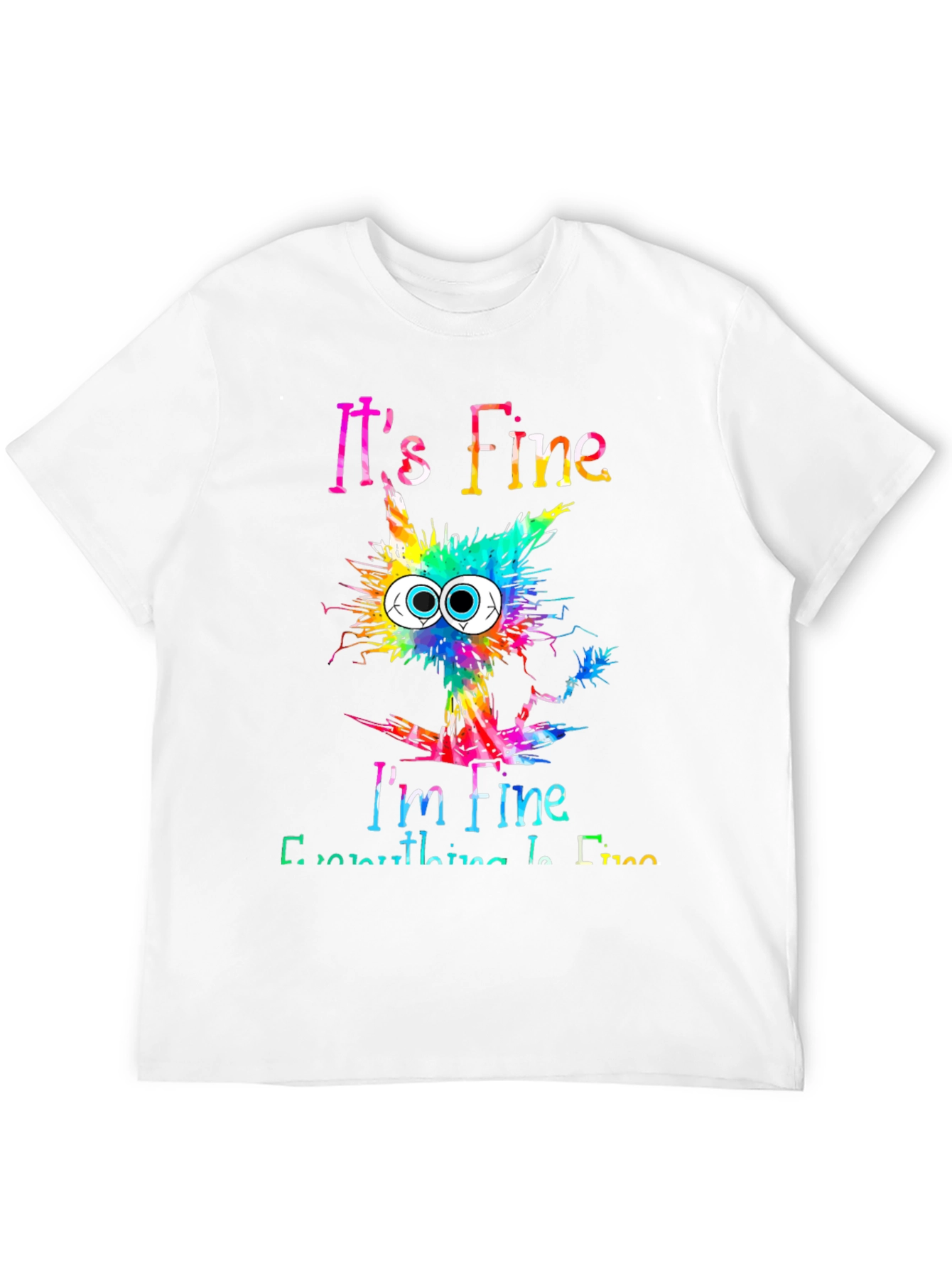 Its Fine Im Fine Cat Graphic Tee