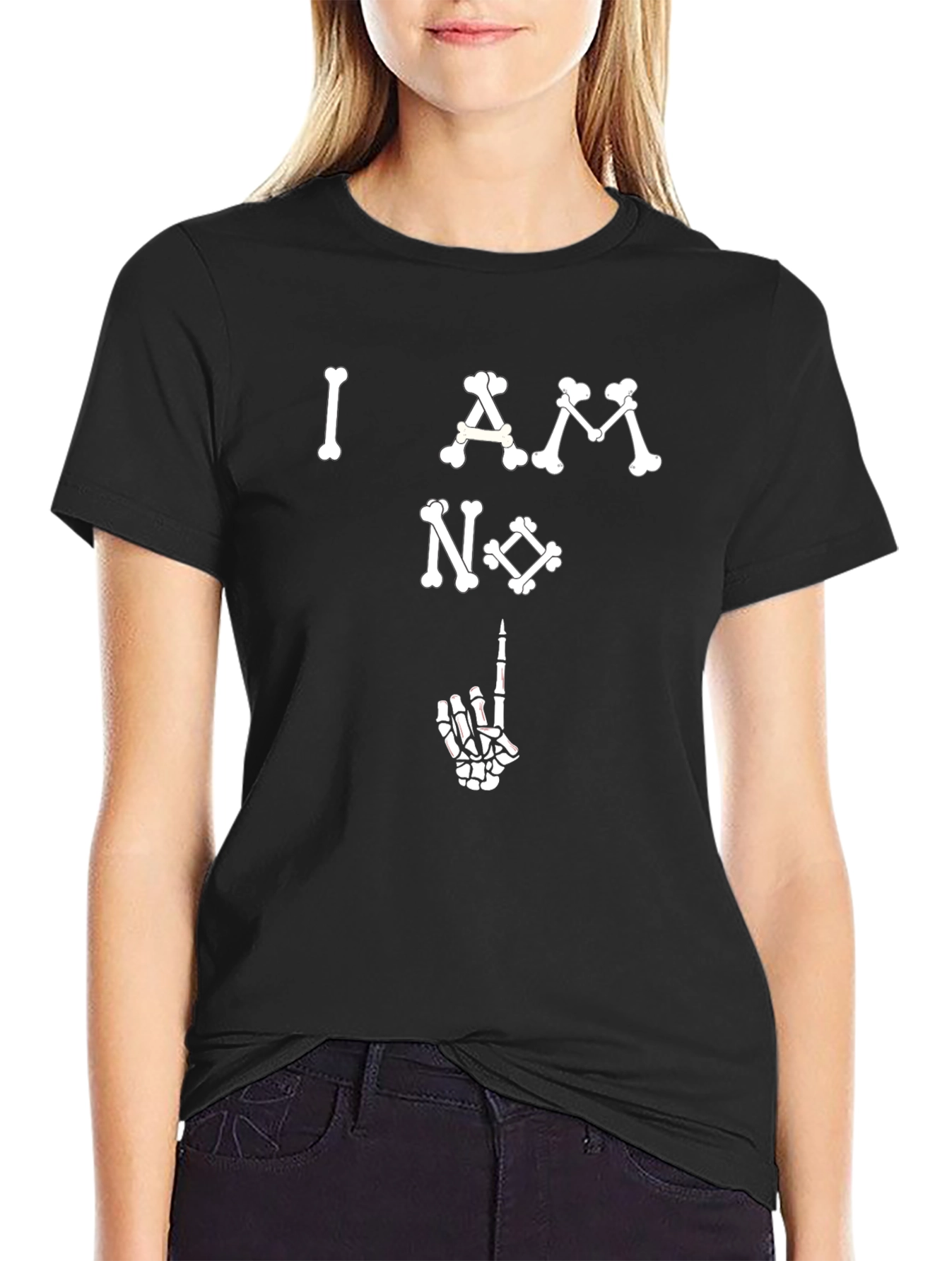 Skeleton Bone I AM No. 1 Graphic T-Shirt
