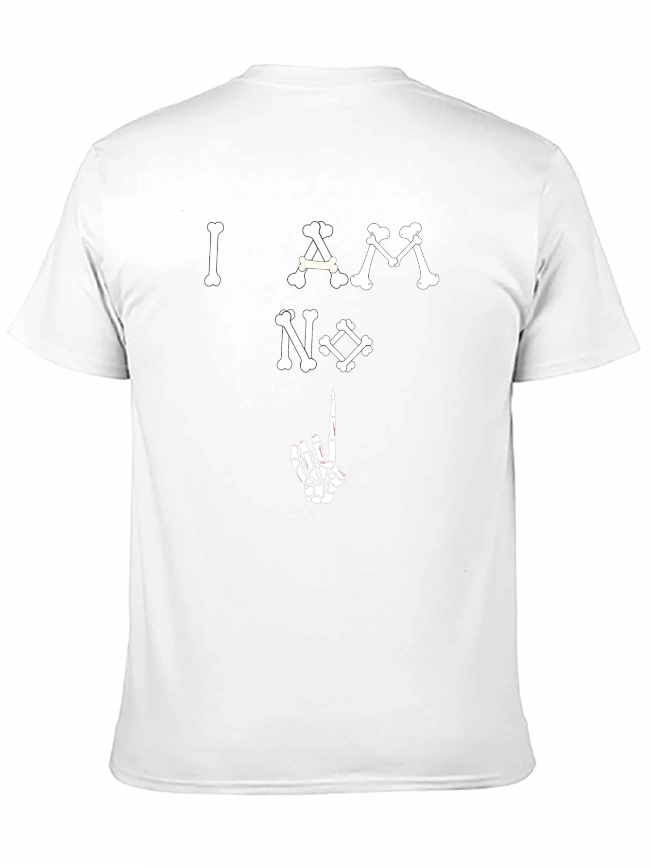 Skeleton Bone I AM No. 1 Graphic T-Shirt