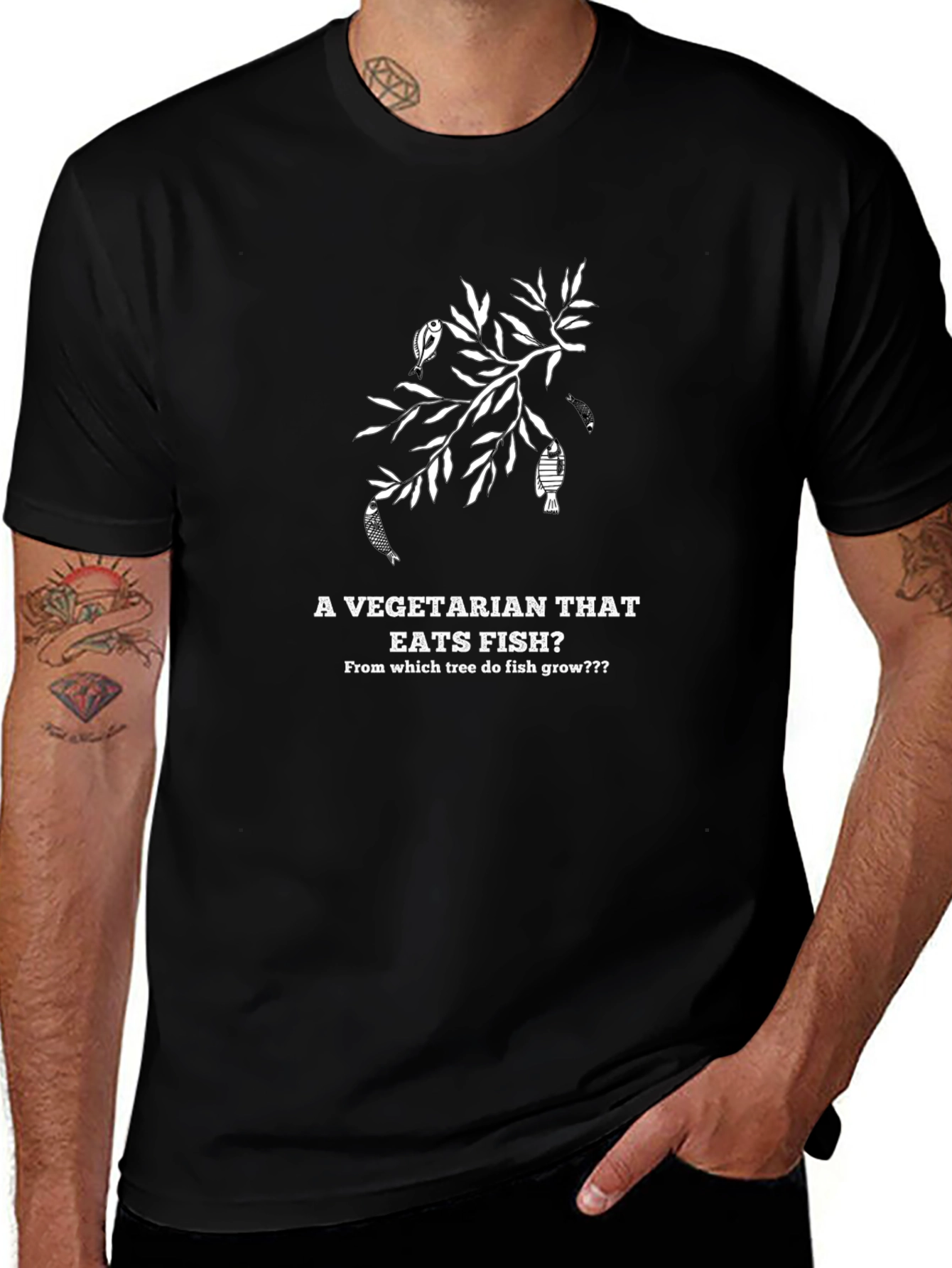 Vegetarian Eats Fish T-Shirt