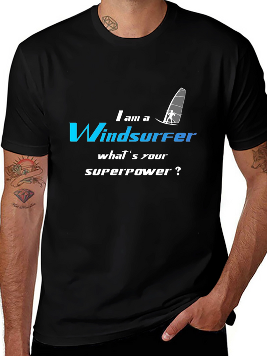 Windsurfer Superpower T-Shirt - Funny Sport Tee