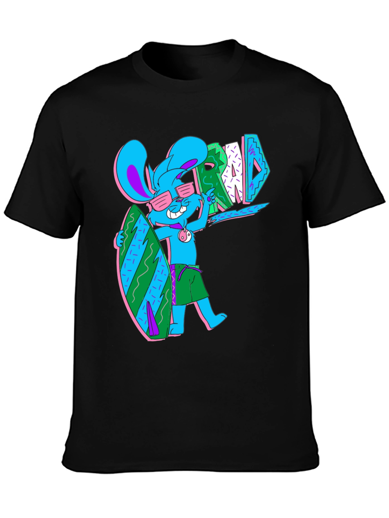 Surf Bunny T-Shirt - Rad Summer Vibes