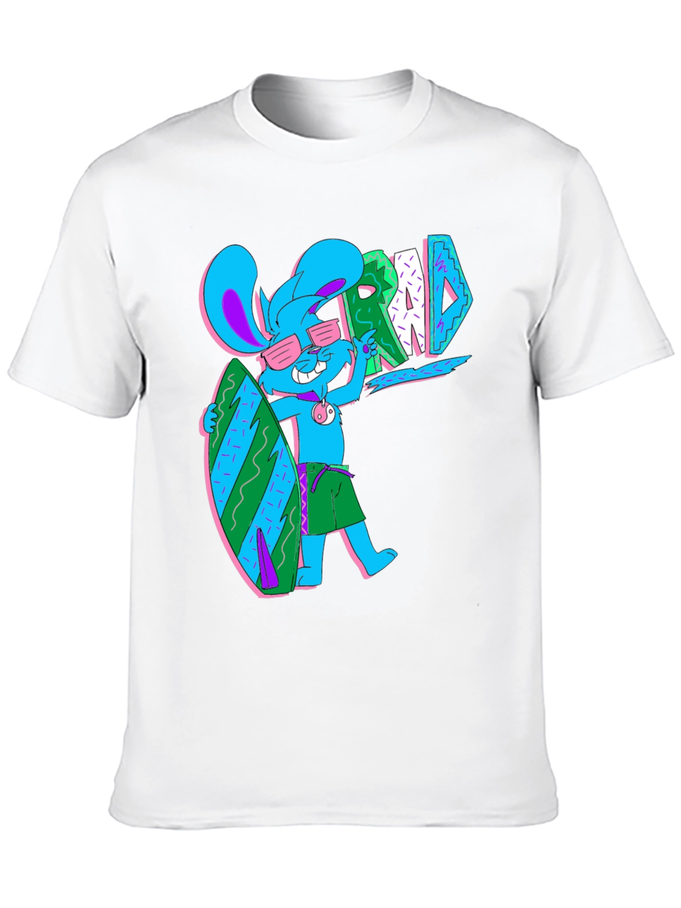 Surf Bunny T-Shirt - Rad Summer Vibes