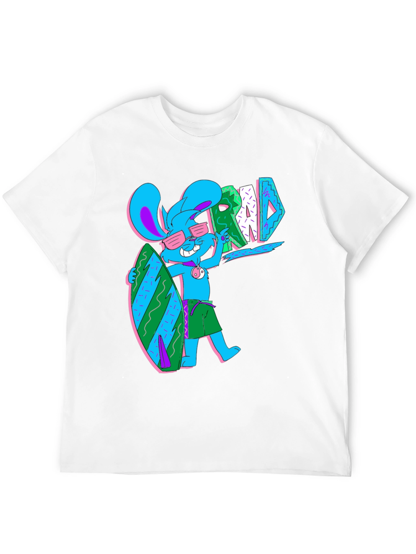 Surf Bunny T-Shirt - Rad Summer Vibes
