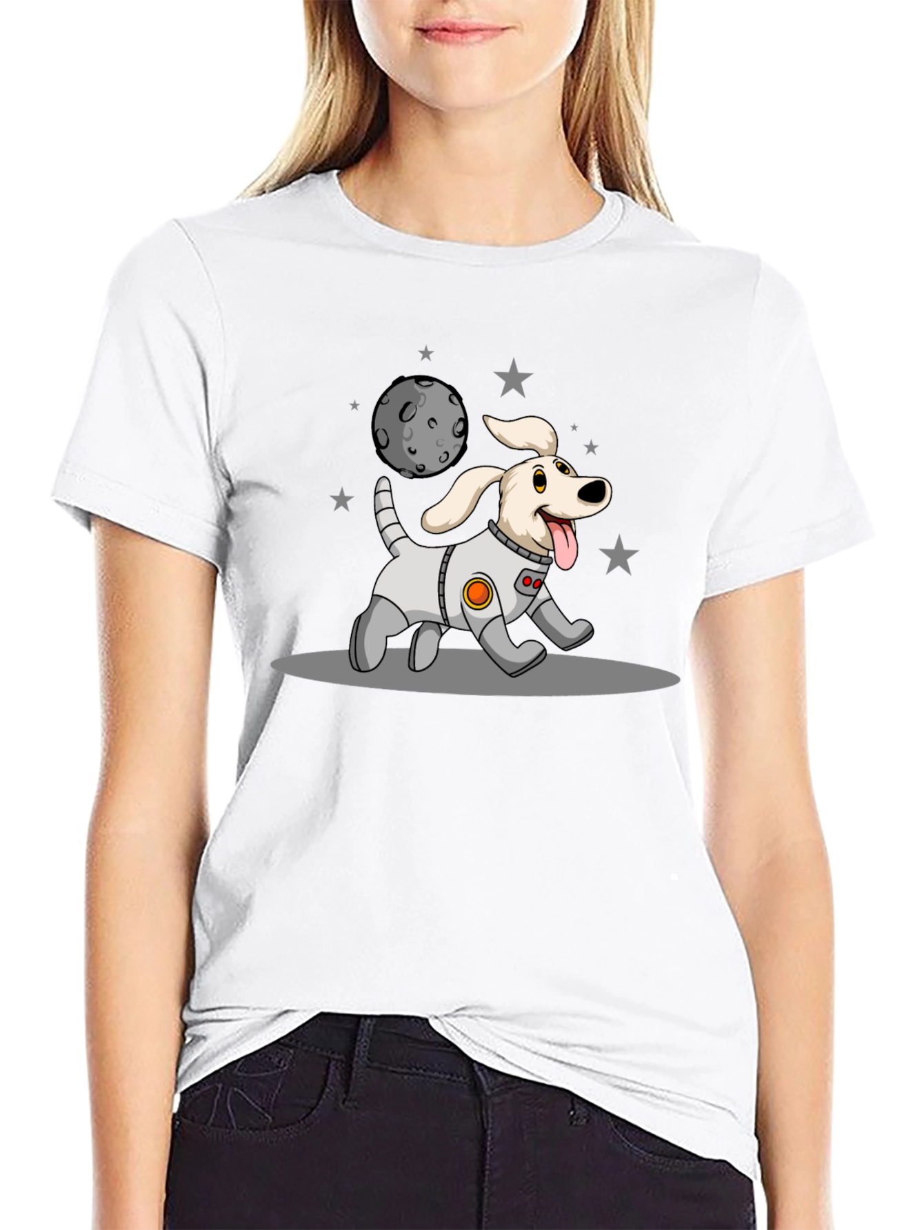 Astronaut Dog T-Shirt - Space Pup Tee