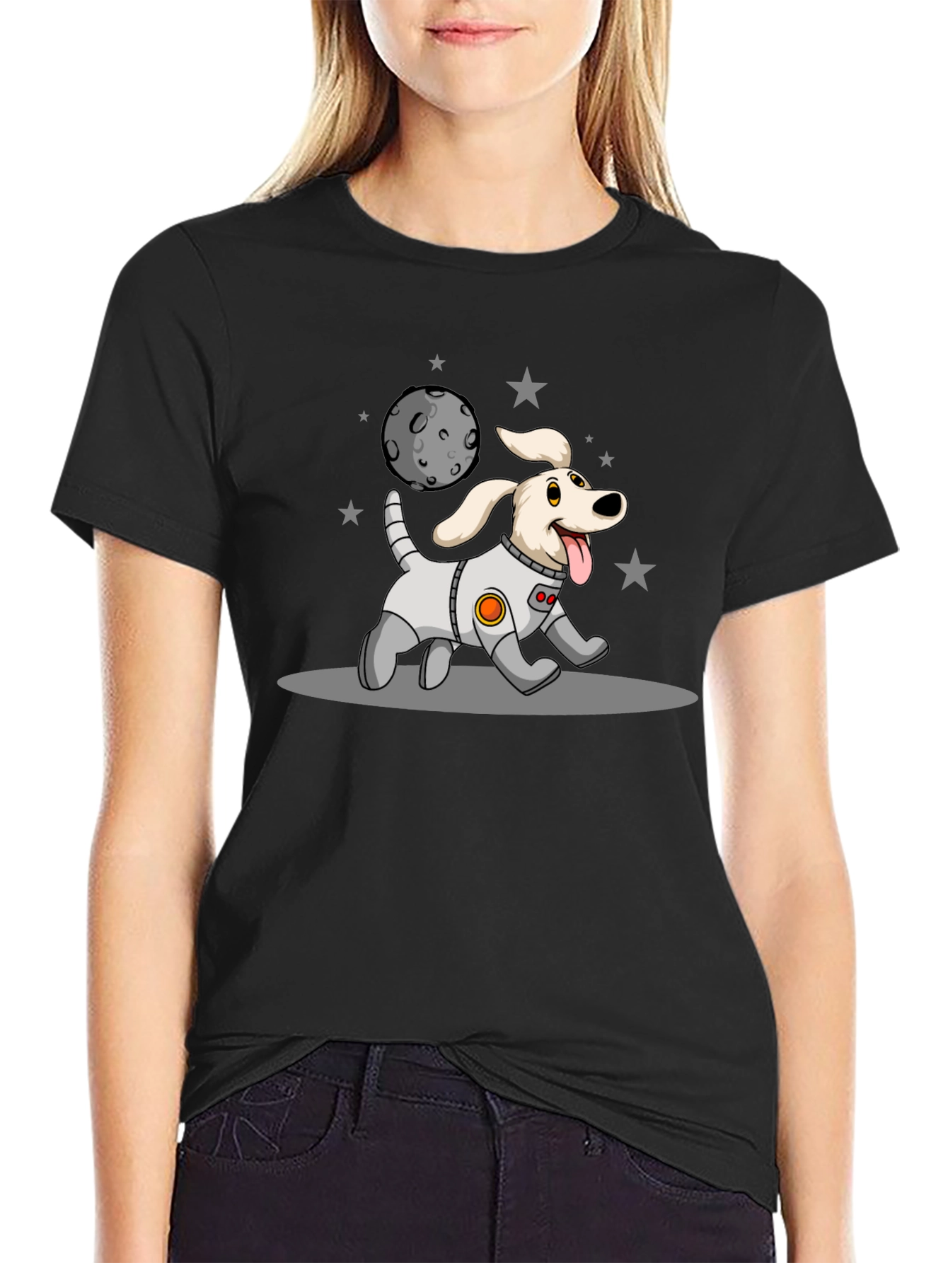Astronaut Dog T-Shirt - Space Pup Tee