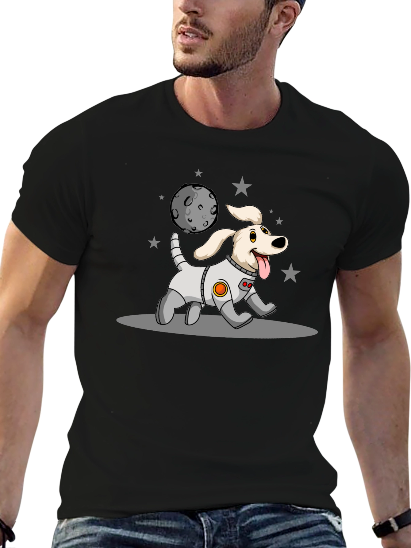 Astronaut Dog T-Shirt - Space Pup Tee