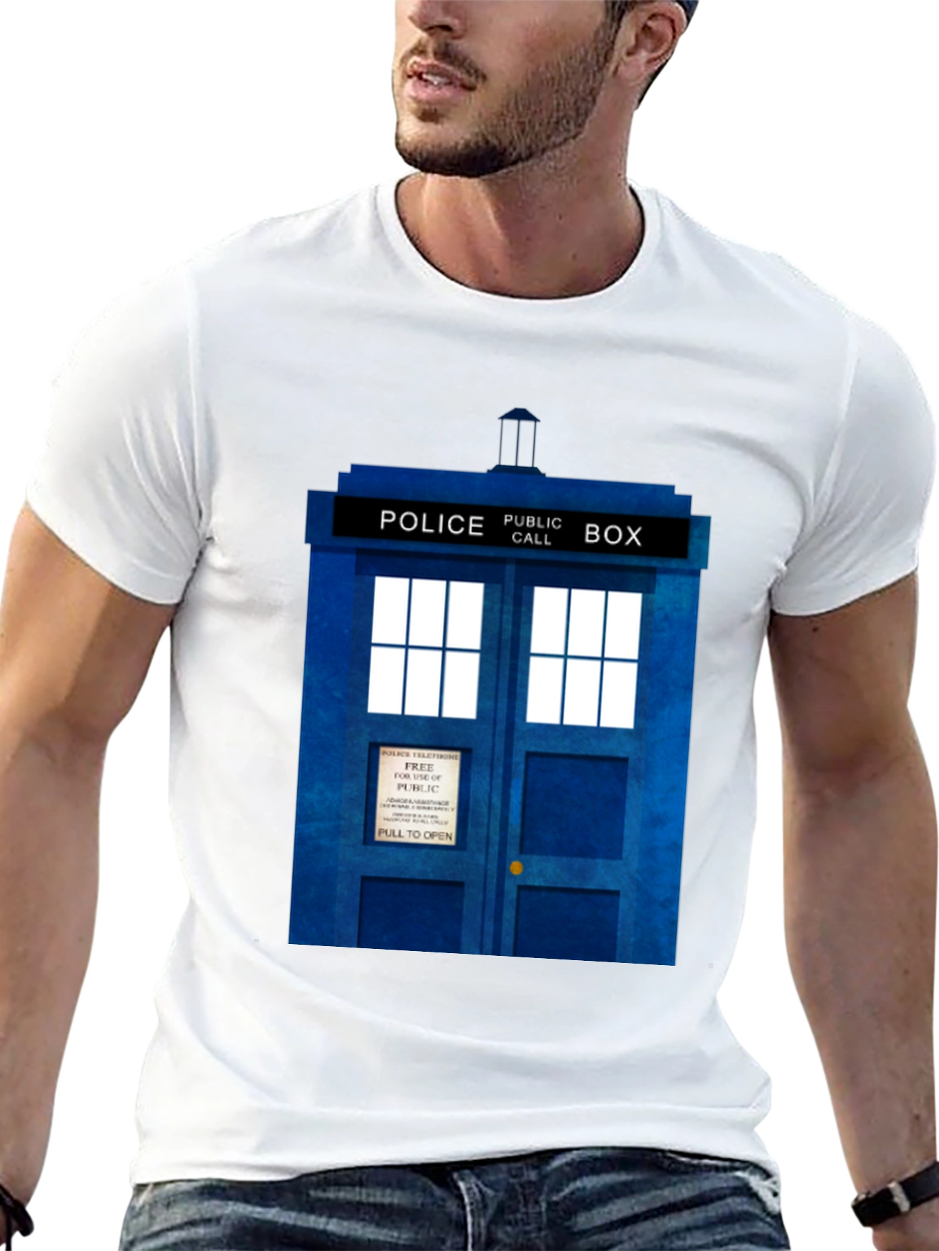 Doctor Who TARDIS Police Box Graphic Tee