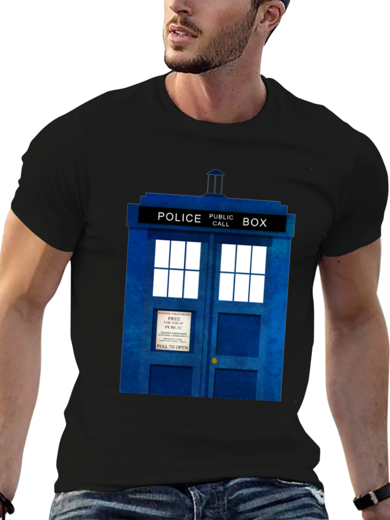 Doctor Who TARDIS Police Box Graphic Tee