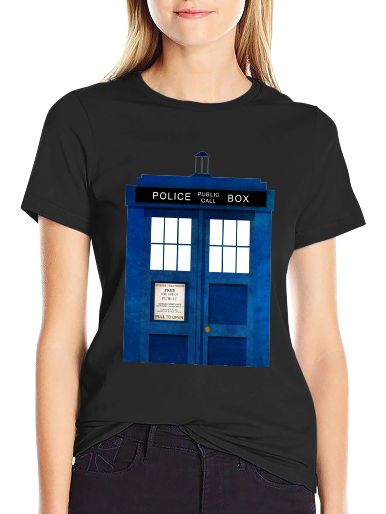 Doctor Who TARDIS Police Box Graphic Tee