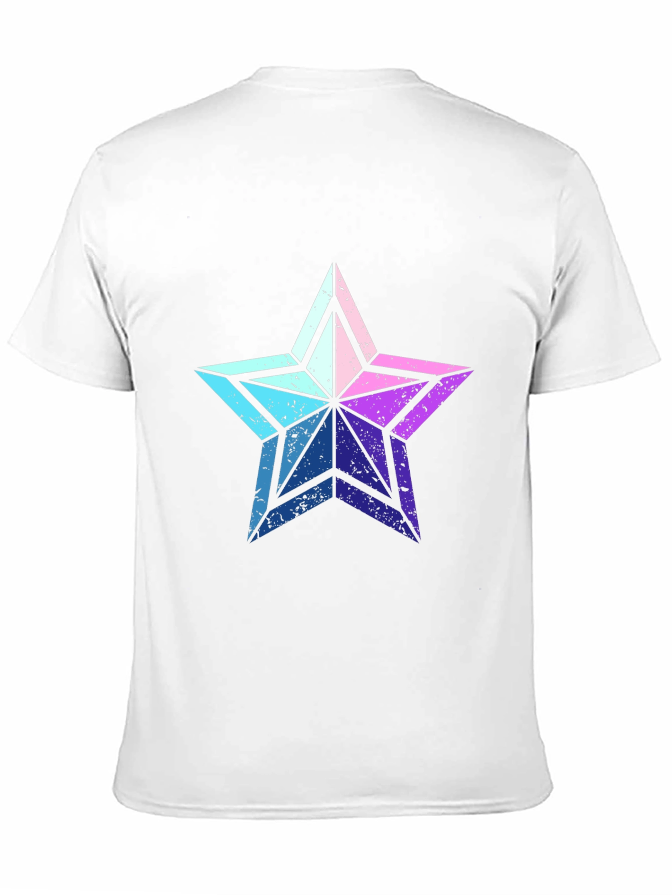 Retro Star Graphic Tee - Casual Black T-Shirt