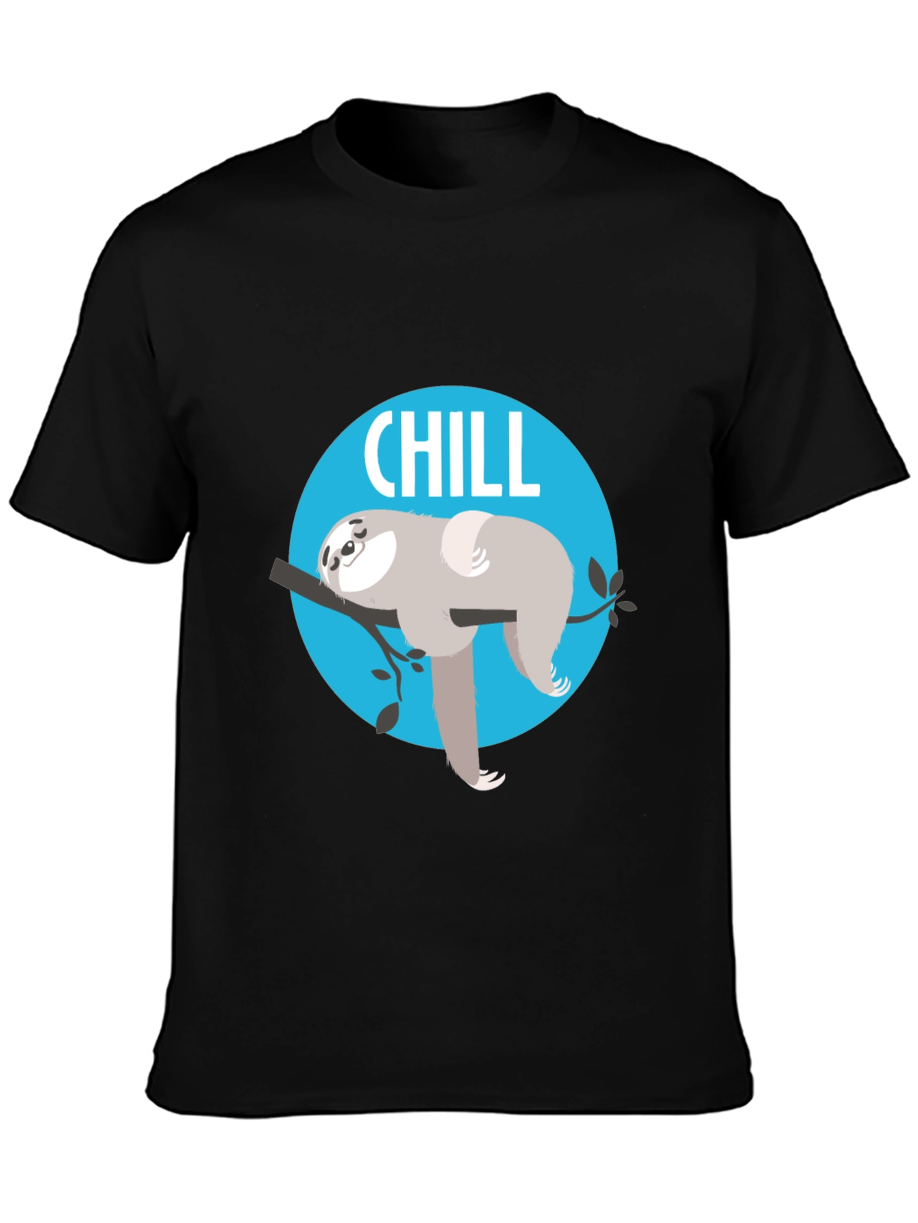 Chill Sloth T-Shirt - Relaxed Fit Unique Graphic