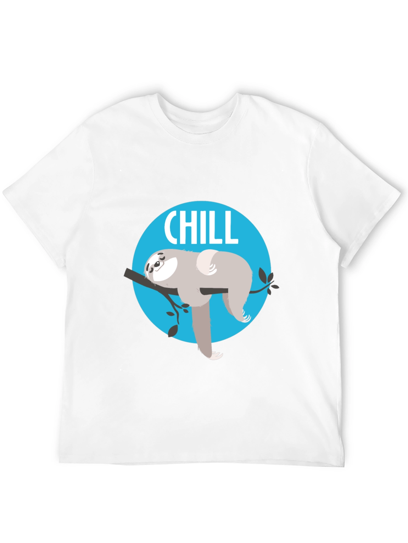 Chill Sloth T-Shirt - Relaxed Fit Unique Graphic