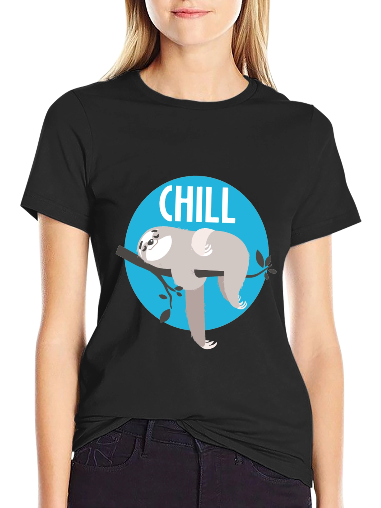 Chill Sloth T-Shirt - Relaxed Fit Unique Graphic