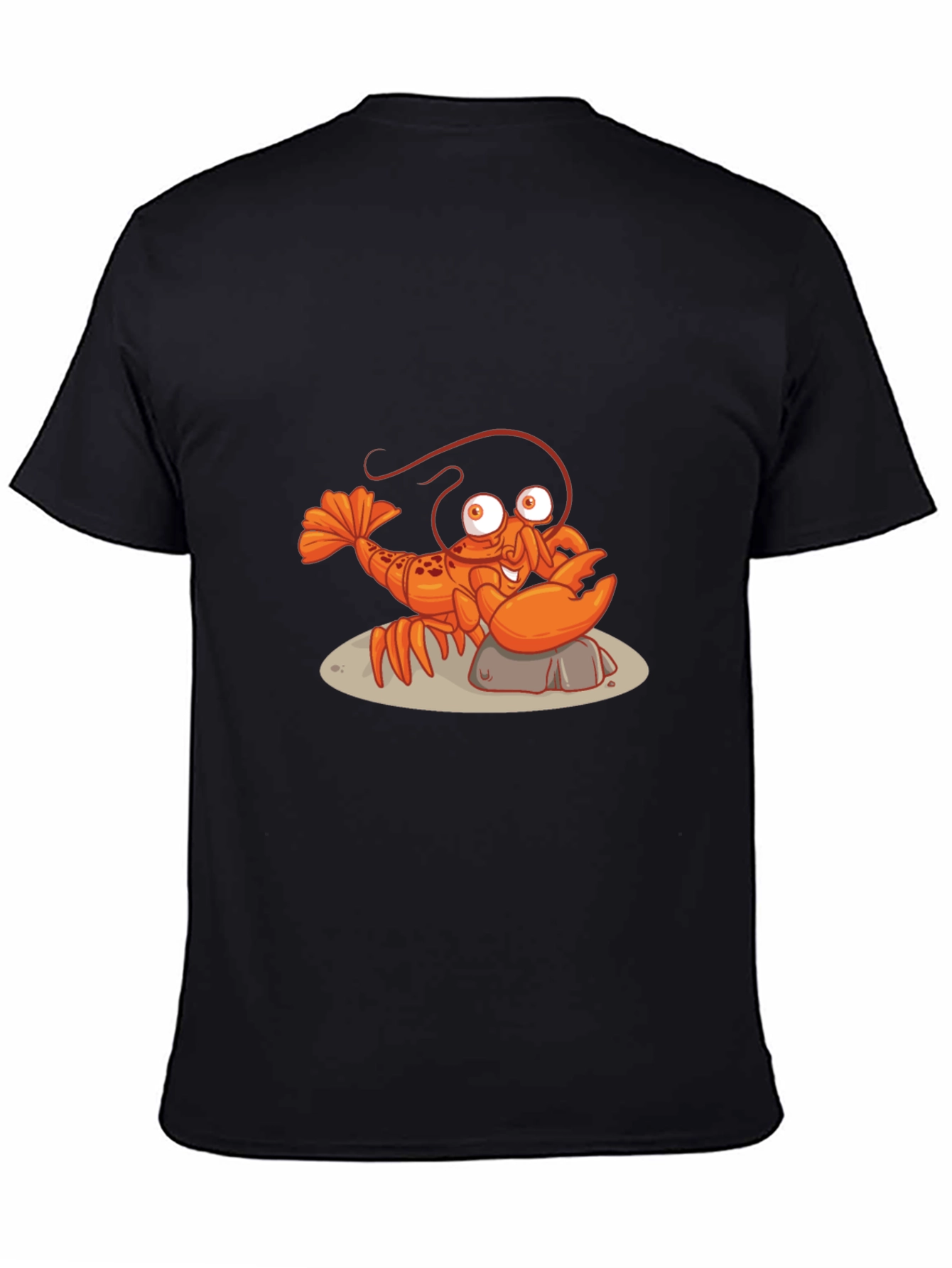 Lobster Graphic Tee - Quirky Black T-Shirt