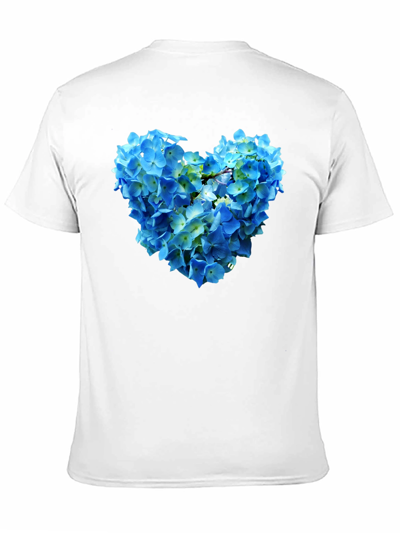 Floral Heart Graphic T-Shirt - Black