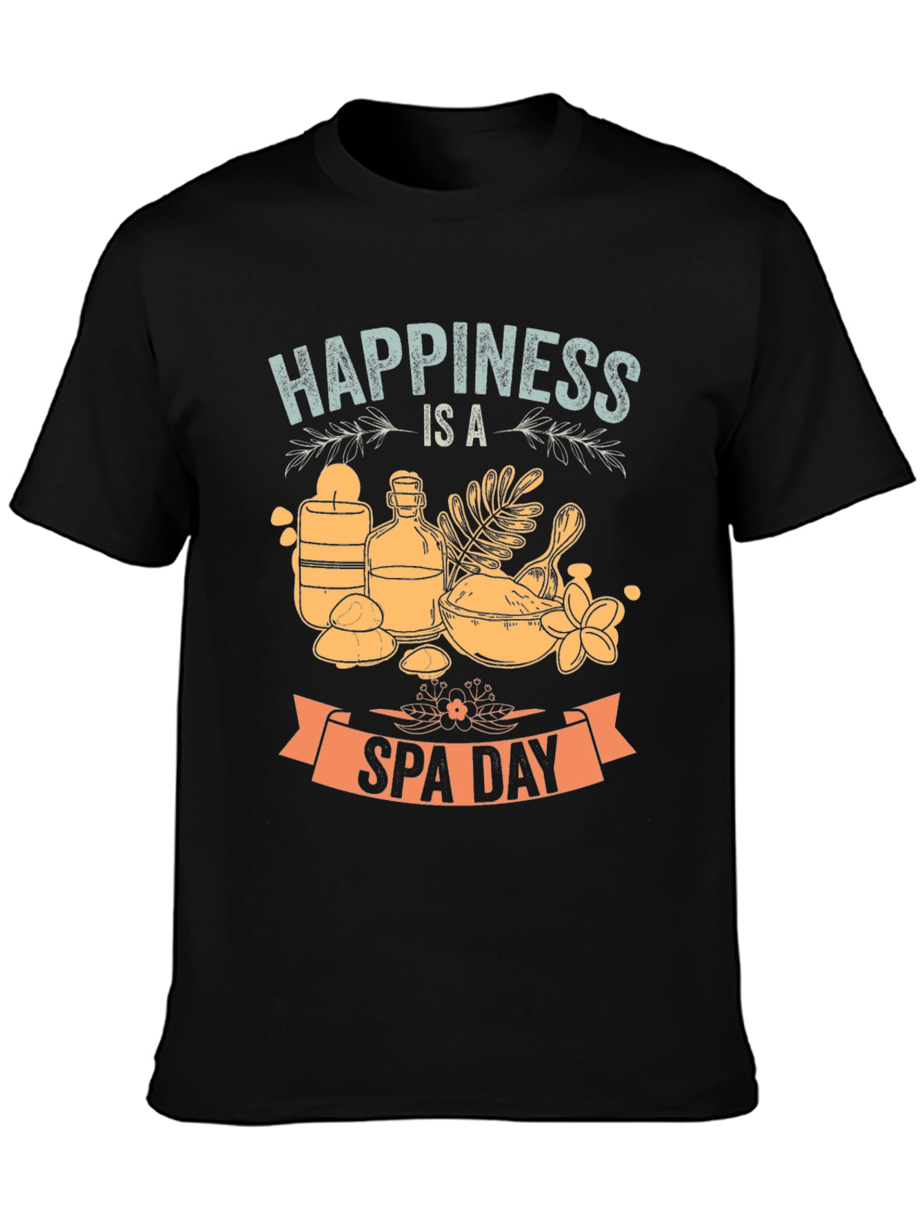 Happiness is a Spa Day Graphic T-Shirt