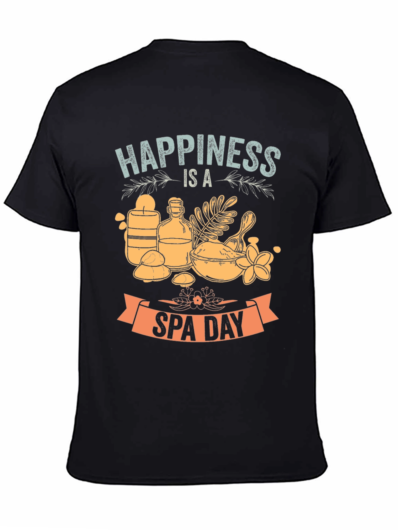 Happiness is a Spa Day Graphic T-Shirt