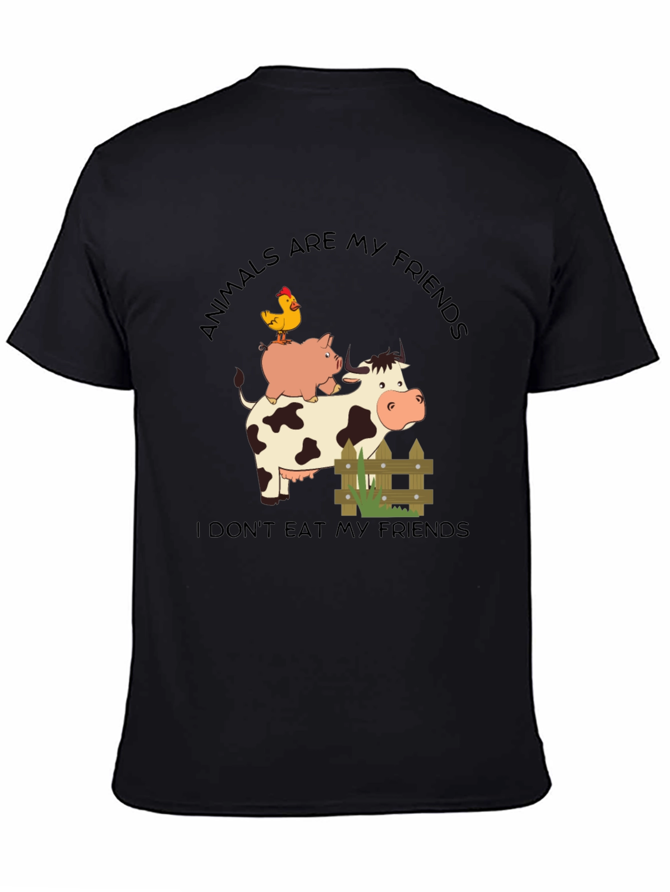 Animals Are My Friends Vegan T-Shirt