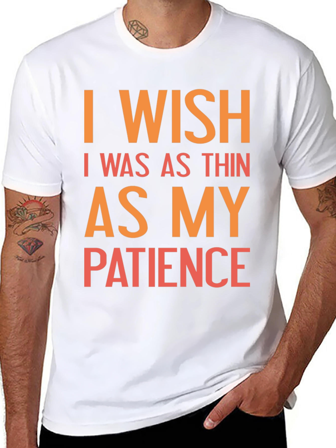 Funny I Wish Patience T-Shirt