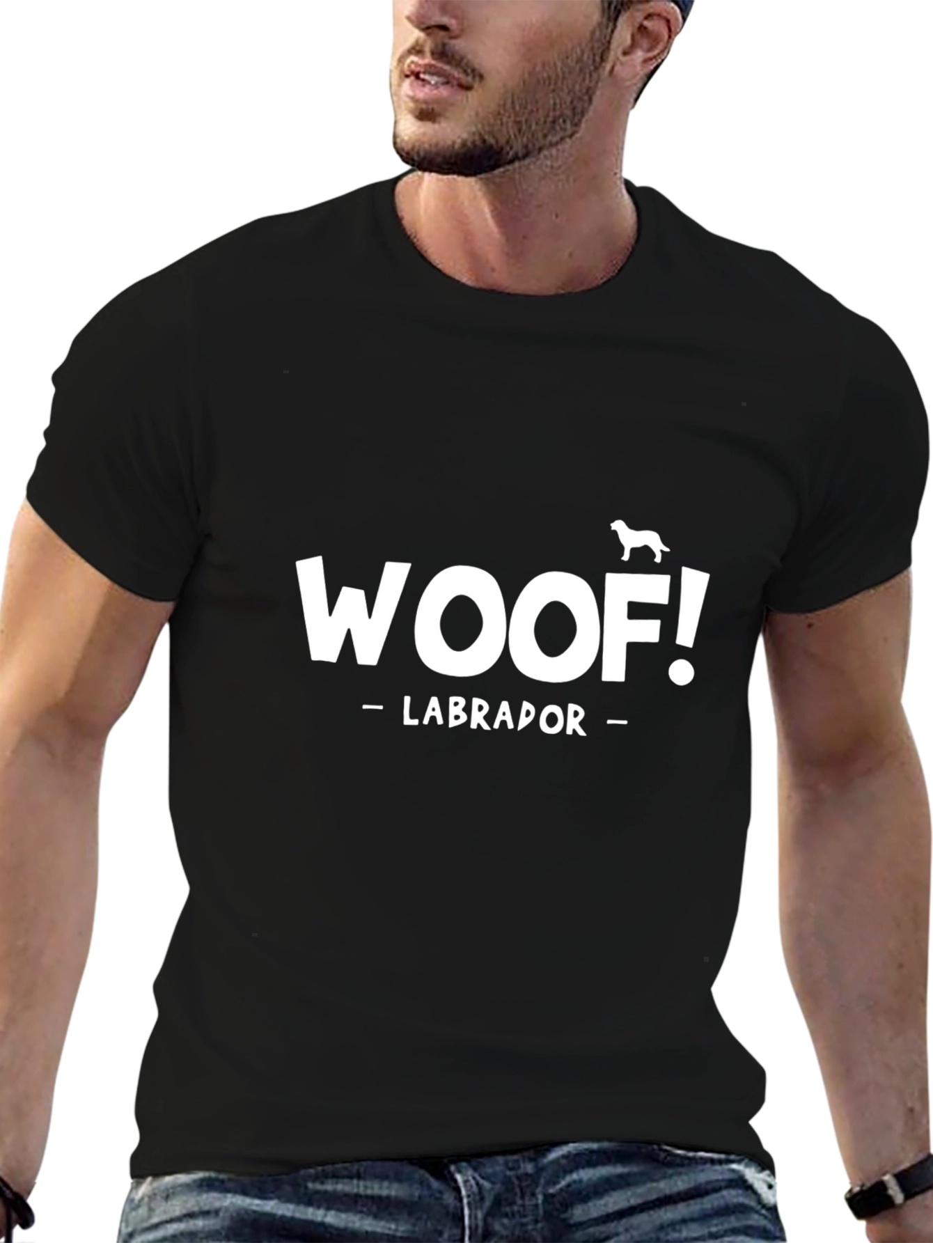 WOOF! Labrador Dog T-Shirt